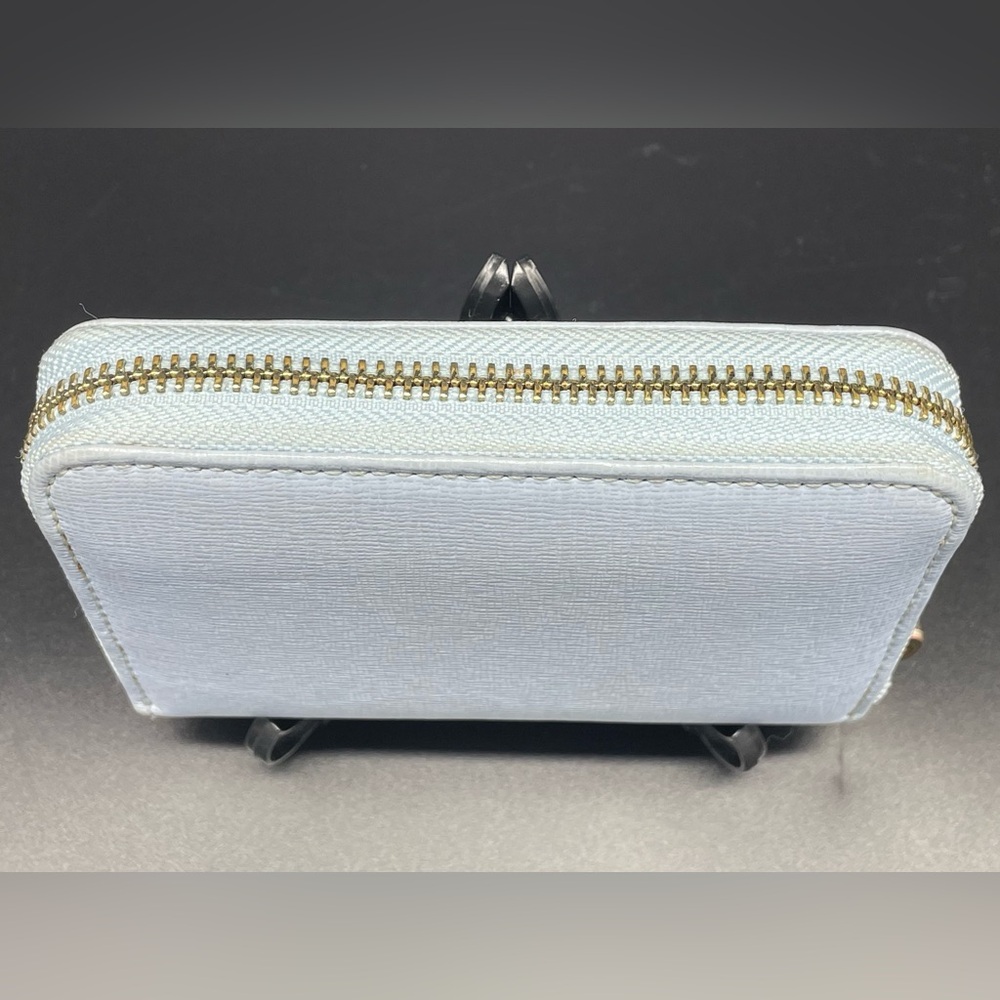 Coccinelle Light Blue Small Leather Wallet - Picture 7 of 16